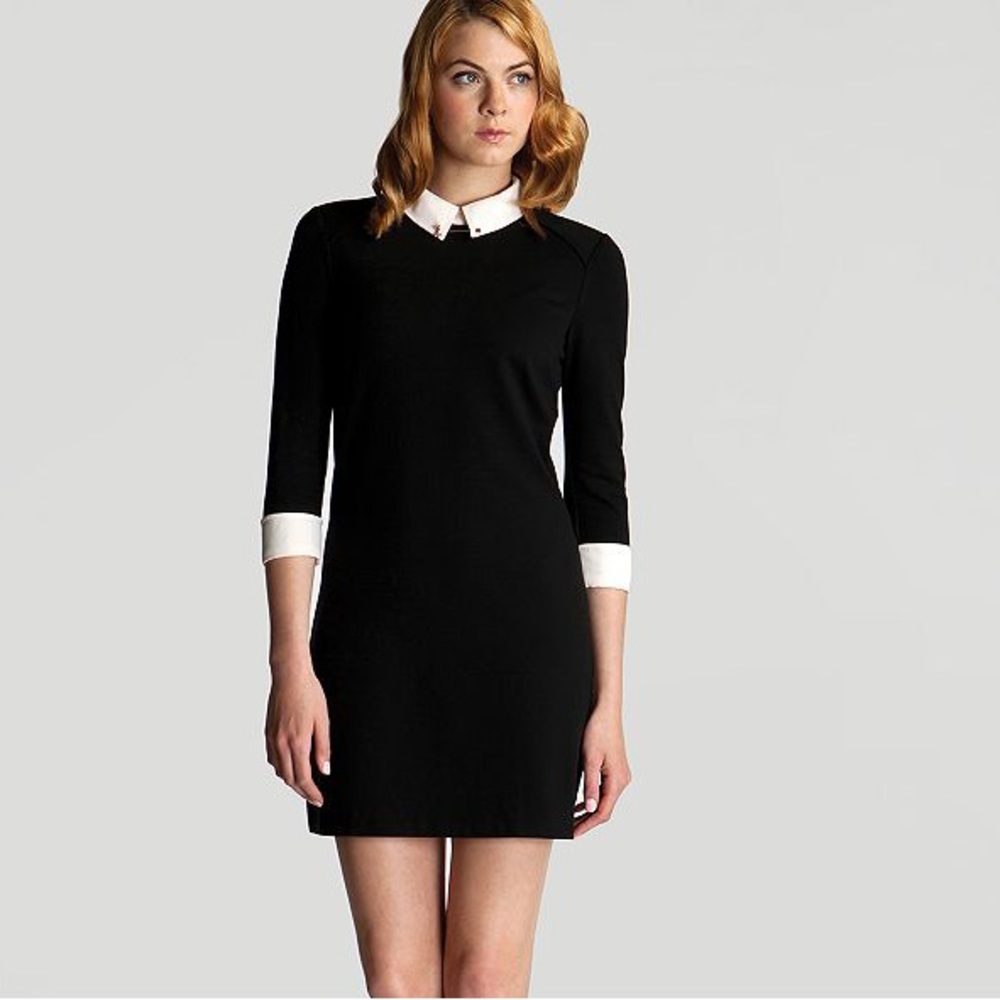 Ted Baker Katt Contrast Collar Dress